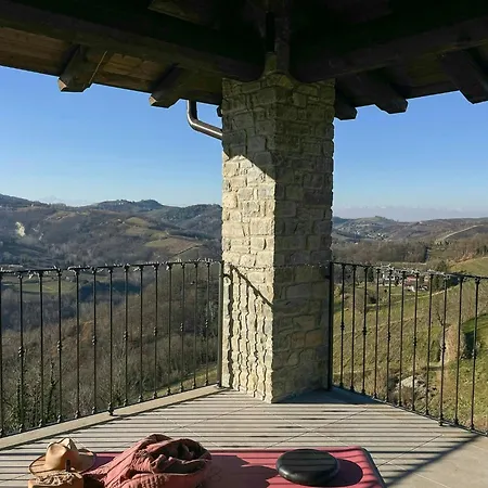 別荘 New With Infinity Pool Near Acqui Terme Castel Rocchero